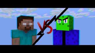 Grüner drache vs Herobrine [by Anomaly 749]