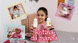 Rotina da manhã das minhas bebês reborns