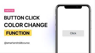 Android Button Click Color Change