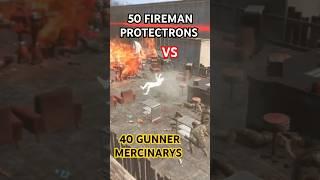 #fallout4 (14-31 S7) 50 FIREMAN PROTECTRONS VS 40 GUNNER MERCINARYS ArenabattleTournaments