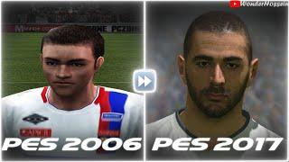 Benzema In Every PES | Benzema Evolution From PES 2005 To PES 2022