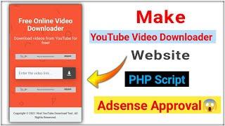 Create YouTube Video & Audio Downloader Tool in Blogger |Youtube Video Downloader Script for Blogger