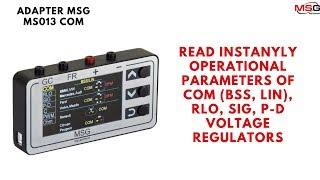 MS013 COM – Adapter for diagnostics of voltage regulators