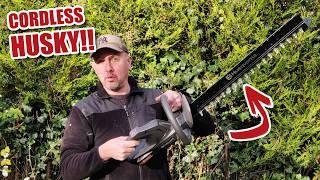 Husqvarna Aspire cordless hedge trimmer review - H50-P4A