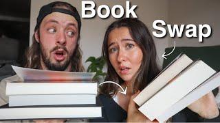 Swapping books with my husband…| Reading vlog