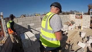 Team work makes the dream work #bricklaying #brickwork #construction