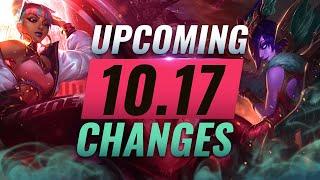 NEW CHANGES: Upcoming Buffs & NERFS for Patch 10.17 - League of Legends Season 10