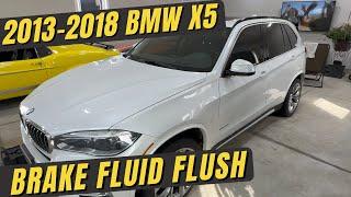 BMW F15 X5 Brake Fluid Flush