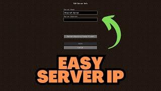 Minecraft Easy Server IP Address