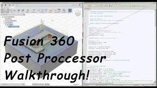 Fusion 360 Post Processor Walkthrough