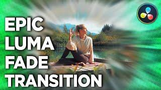 EPIC Zoom In LUMA FADE Transition! | A Davinci Resolve Tutorial