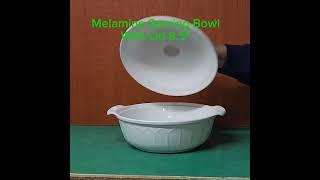 #Melamine Serving Bowl with lid | Made in Kenya | KITCHENWARE SUPERMARKET