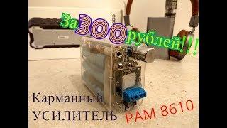 Карманный -Лабораторный усилитель на базе PAM8610