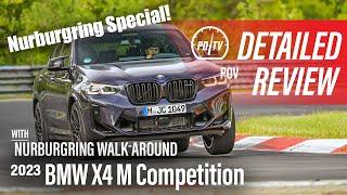 2023 BMW X4 M Competition: Detailed review, Nurburgring walk-around vlog (POV)