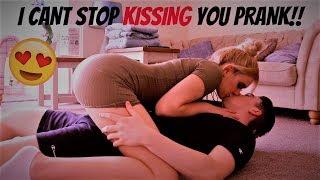 I CANT STOP KISSING YOU PRANK ON BOYFRIEND!!