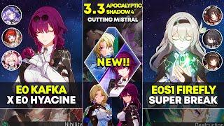 E0 Kafka x Hyacine & E0S1 Firefly Super Break | Apocalyptic Shadow 4 | Honkai Star Rail 3.3