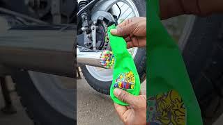 Uncle inserted a pencil into the bike's silencer ️ #pencil​ #shortsviral​ #shortsfeed #shorts