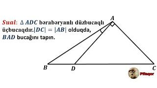 Math Olimpiad.Geometry. Angles in a triangle Həndəsə. Üçbucaq. Riyaziyyat olimpiada məsələləri.