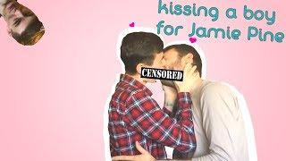 kissing a boy for Jamie Pine - vlog