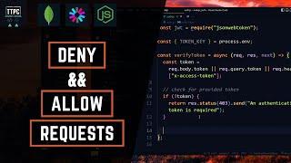 Simple Node Auth Backend #4 - Login Auth Middleware (JWT)