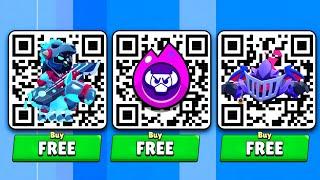 ALL NEW FREE GIFTS QR CODE  SCAN AND CLAIM NOW BRAWLSTARS