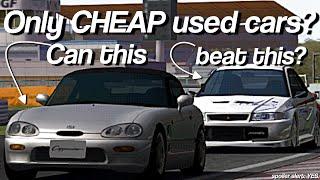 Can You Beat Gran Turismo 4 With Only CHEAP Used Cars?