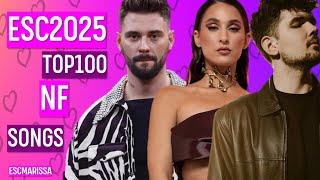 EUROVISION 2025: MY TOP 100 ELIMINATED SONGS from NATIONAL FINALS