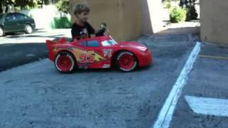 Rayo mcqueen Luis anibal y su carro rayo mcqueen