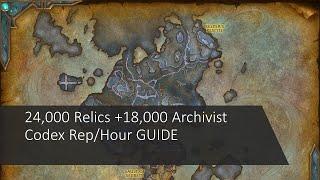 24000 Relics/18000 Korthia Rep per hour Rift farm