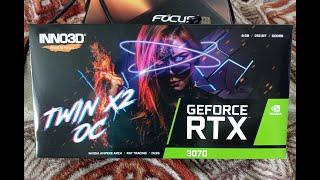 Inno3D GeForce RTX 3070 Twin X2 OC LHR [UNBOXING]