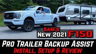 New 2021 F150 Pro Trailer Backup Assist Install & Review - Does this make trailer backing easier?