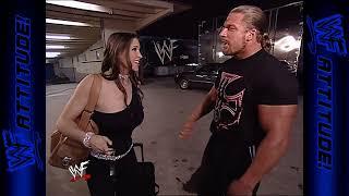 Triple H gives the Corvette cut in half to Stephanie McMahon | SmackDown! (2002)