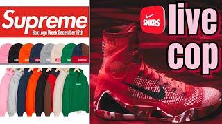 Supreme Box Logo l Kobe 9 Elite Protro 'Christmas' live cop l CPFM x SpongeBob