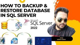 Backup and Restore Database in Microsoft SQL Server || #sqlserver #database #backup #tutorial