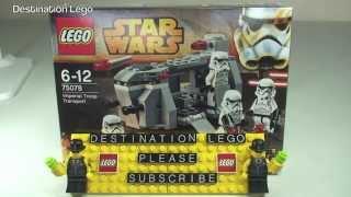 LEGO Star Wars Imperial Troop Transport set 75078 Review winter 2015 wave