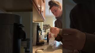 making it with the nespresso for the first time alone! This is a super simple nespresso recipe!