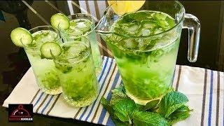 Iranian Drink Sharbat Sekanjabin - سکنجبین - Refreshing Mint Vinegar Drink