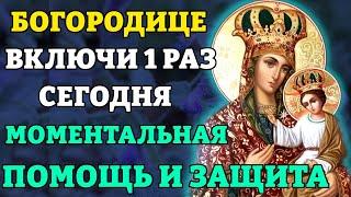 Сегодня ВКЛЮЧИ 1 РАЗ! СРОЧНАЯ ПОМОЩЬ И ЗАЩИТА! Сильная молитва Богородице о помощи. Православие