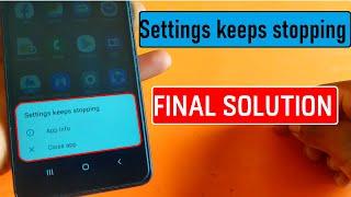 FINAL UPDATE - Settings Keeps Stopping Samsung M01 Core | samsung m01 core settings keeps stopping