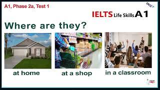 IELTS Life Skills A1 Listening Test 1