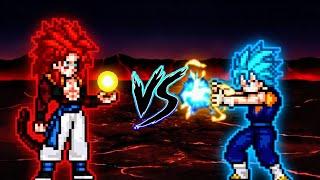 Gogeta OP (all form) (New) VS Vegito SSB V3 OP in Jump Force Mugen