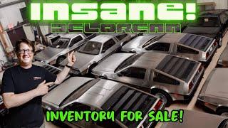 Insane DeLorean Inventory For Sale!