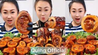 MUKBANG beef bone marrow ASMR - The best of delicious Quing food #13