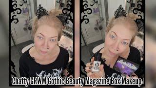 Chatty GRWM Gothic Beauty Magazine Box Makeup