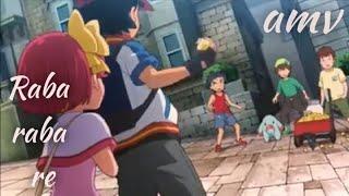 Ash save all girls in full journey and battle amv raba raba re //  ash and pikachu epic version