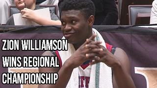 Zion Williamson Wins Regional Championship! Drops 37 Points And 9 Rebounds Full Highlights!