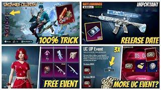 10 Uc Trick 100% M4 | M416 Glacier Release Date | Classic Crate | Next Uc Up Event Bgmi Date