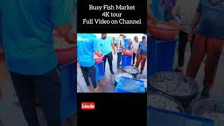 Fish Market 4K Walking tour #shorts #4ktour #4kwalk #fish #travel