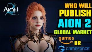 Who will publish AION 2 in the global market?