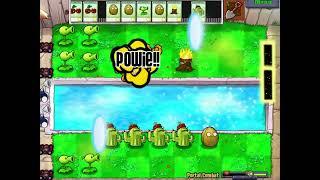 Plants Vs. Zombies: Survival Pool Hard Portal Combat Hybrid Mini Game